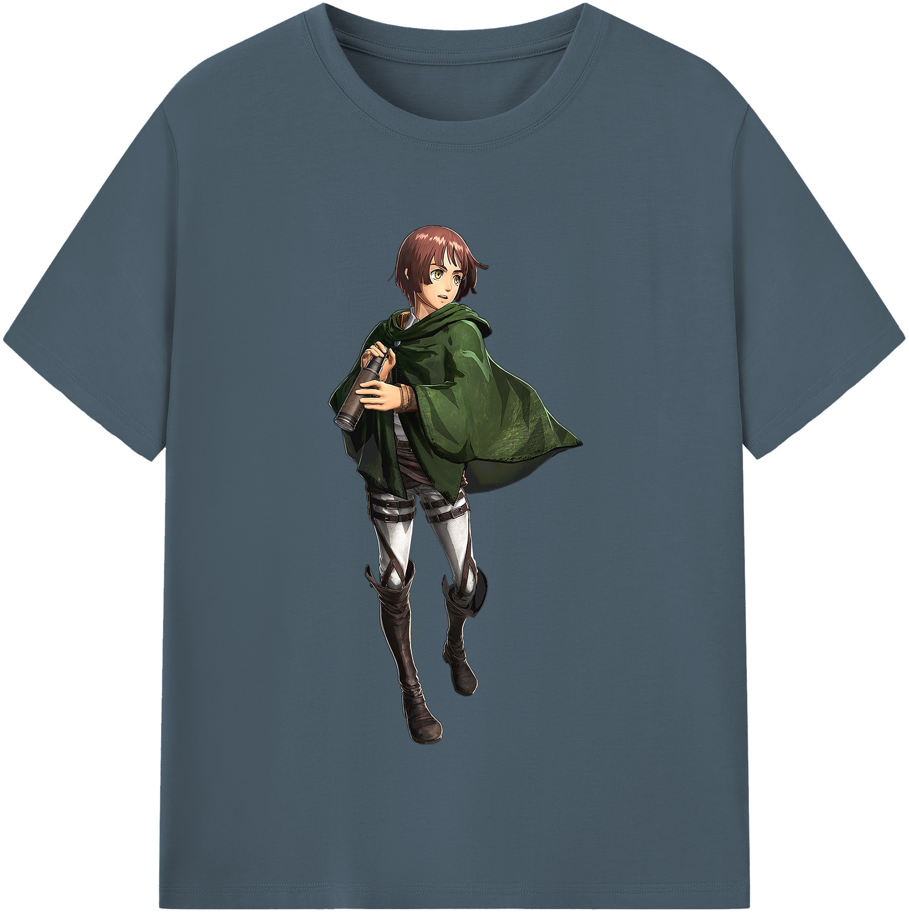（画像用） 進撃の巨人 Attack on Titan 綿100％半袖Tシャツ（フロントプリント）